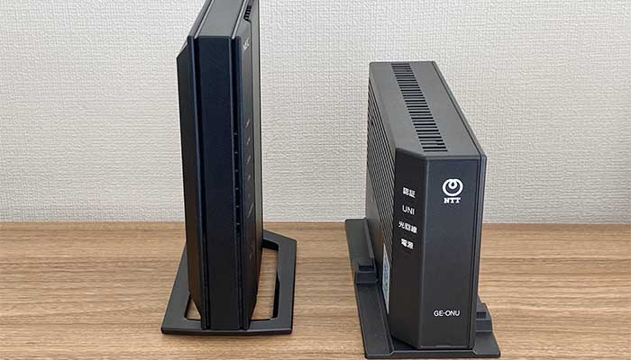 ONUとルーターの画像