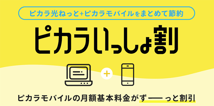 ピカラ光:ピカラいっしょ割