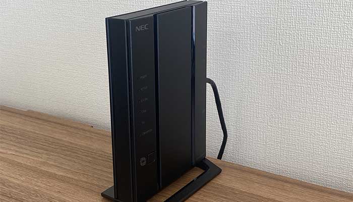 NEC無線ルーターの画像
