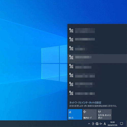 Wi-Fi接続手順2（Windows）