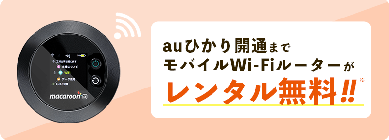 開通前モバイルWi-Fiレンタルサービス