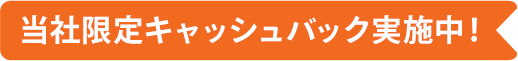 auひかりのお申し込みで、当社限定キャッシュバック実施中！