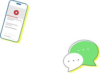 動画とSNSのアイコン